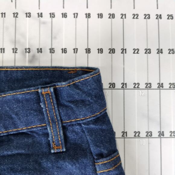 Vintage Levi's 517 Bootcut Jeans Mens 38x32 Blue Pants Orange Tab Dark USA 90s - Picture 7 of 8